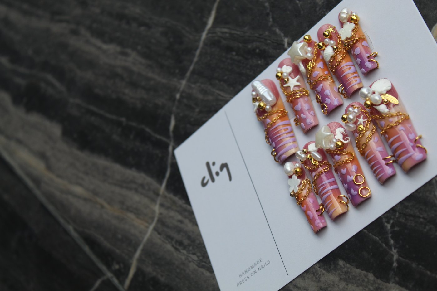 Calypso Baroque Pink Cardstock on River Gravel